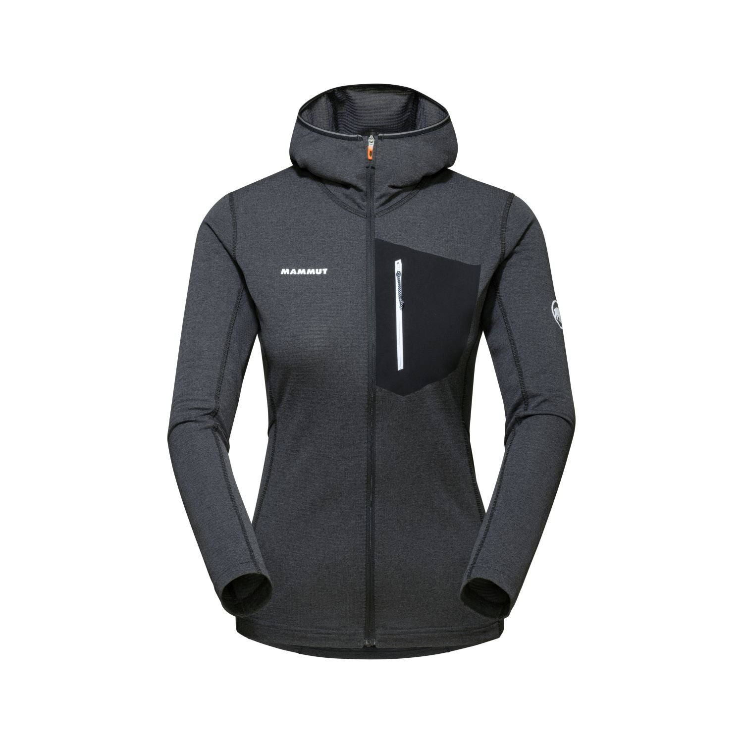 Flīsa jaka Aenergy Light ML Hooded sieviešu Black Phantom