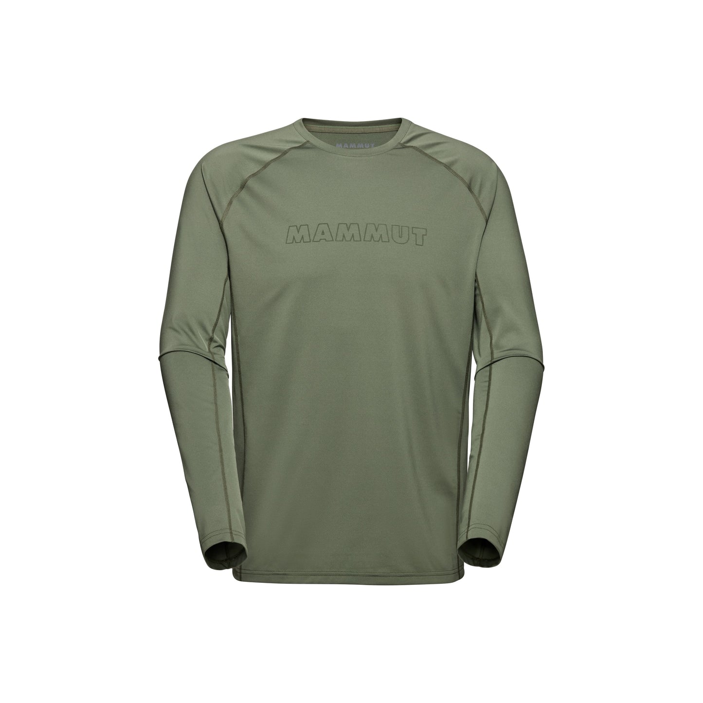 Sporta krekls Mammut Selun FL Longsleeve Logo vīriešu Marsh