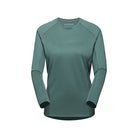 Sporta krekls Mammut Selun FL Longsleeve Logo sieviešu Dark Jade