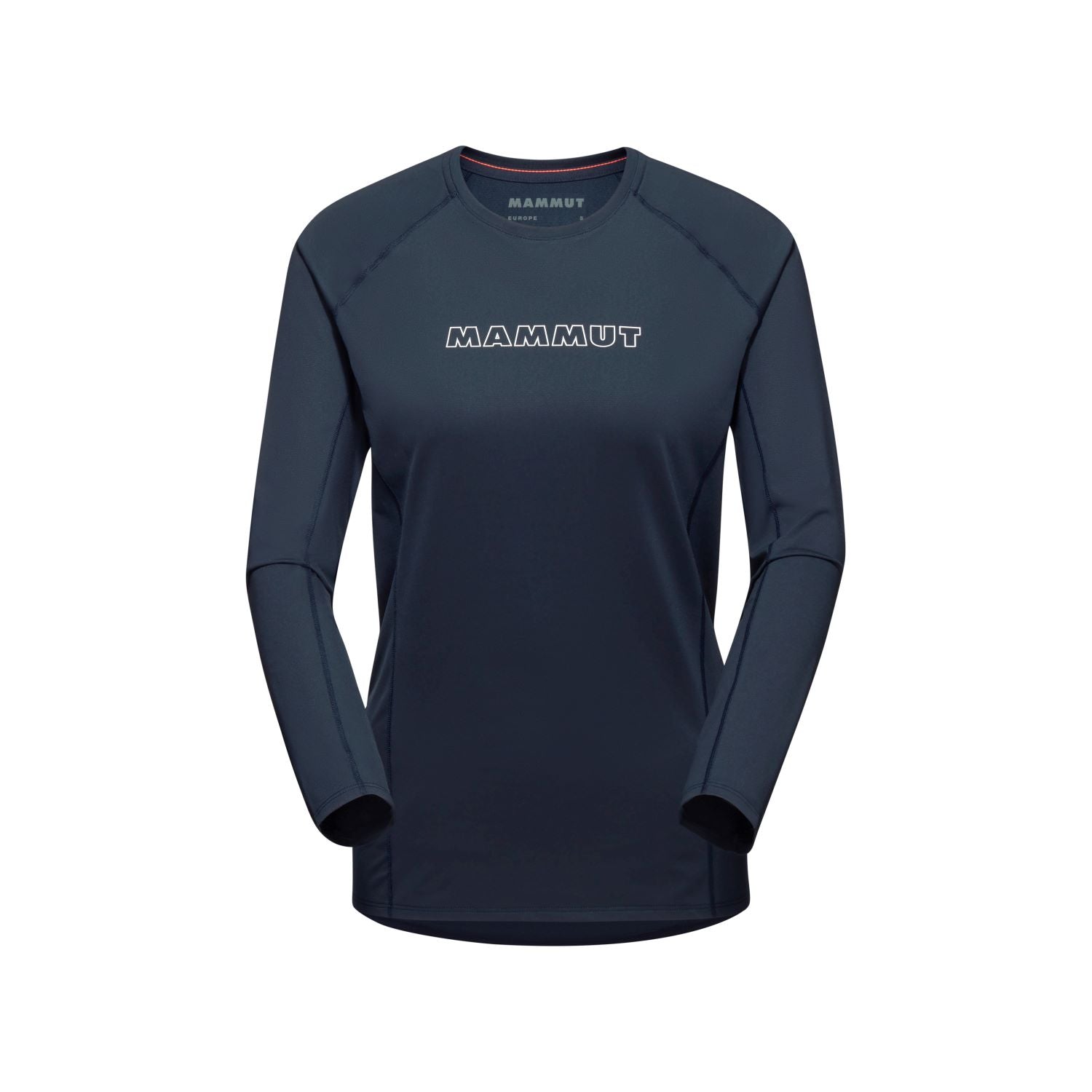 Sporta krekls Mammut Selun FL Longsleeve Logo sieviešu Marine