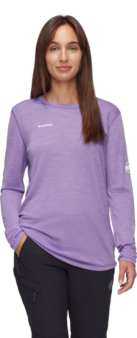 Krekls Mammut Tree Wool FL LS sieviešu