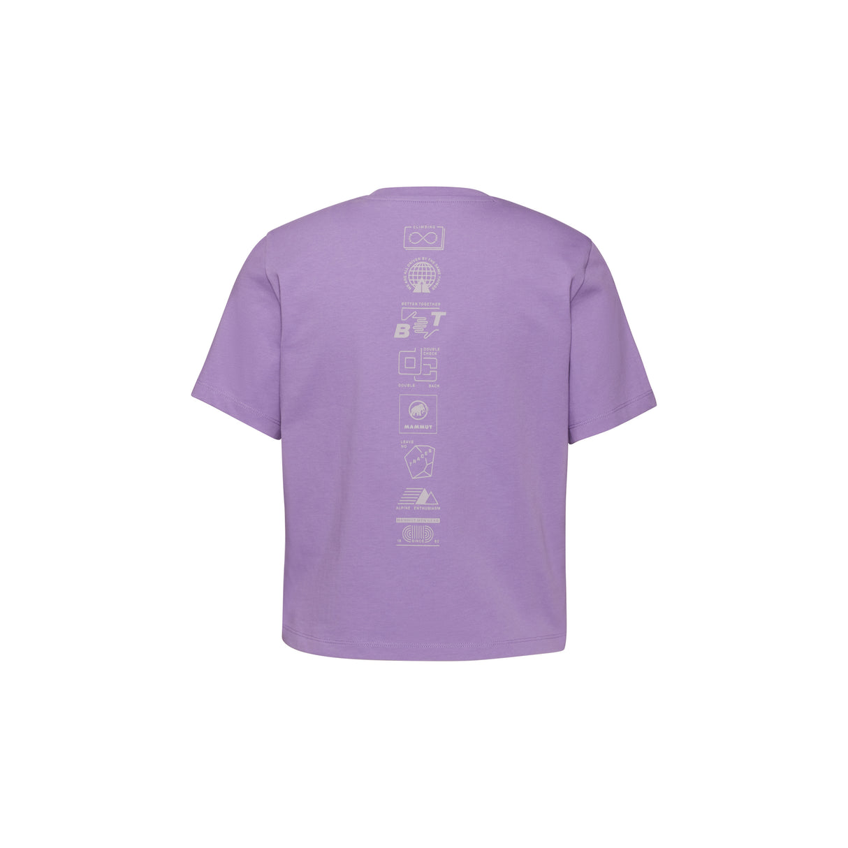 T-krekls Mammut Massone Cropped Emblems sieviešu