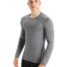 Termoveļas krekls Icebreaker Merino Oasis LS Crewe 200 vīriešu Gritstone Heather