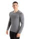 Termoveļas krekls Icebreaker Merino Oasis LS Crewe 200 vīriešu Gritstone Heather