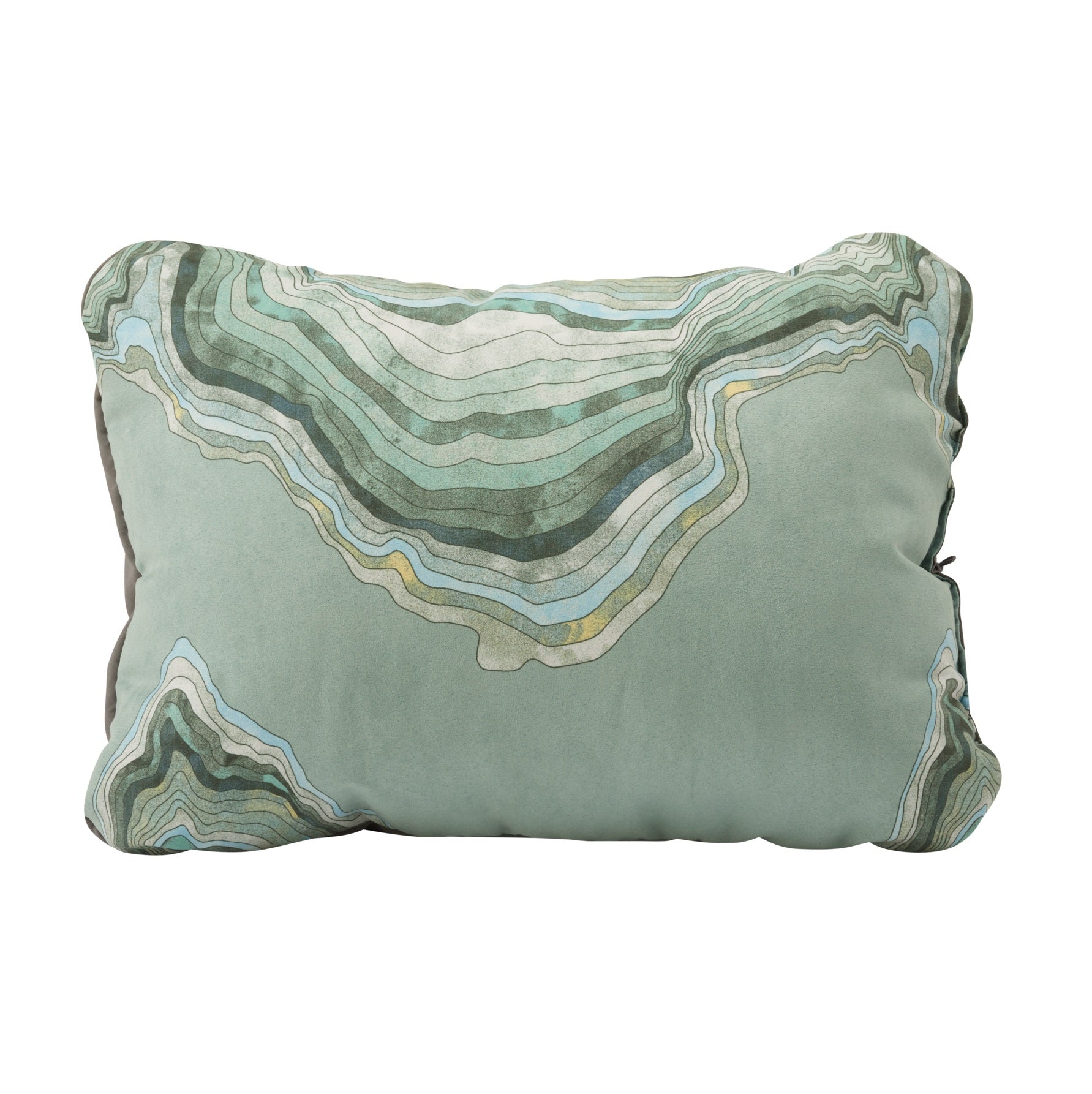 Spilvens ThermaRest Compressible Pillow Cinch Topo Wave