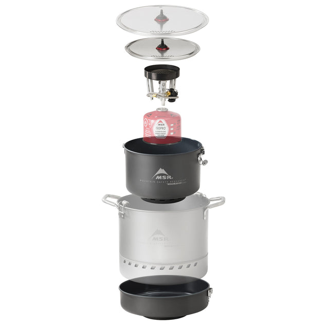 Deglis ar katlu un pannu MSR WindBurner® Stove System Combo