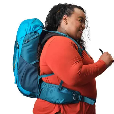 Pārgājienu mugursoma Gregory Amber 44 sieviešu Coral Blue Plus Size