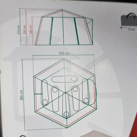 Sešvietīga telts Coleman Polygon 6