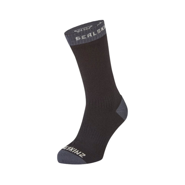 SealSkinz ūdensizturīgas zeķes Warm Weather Mid Black