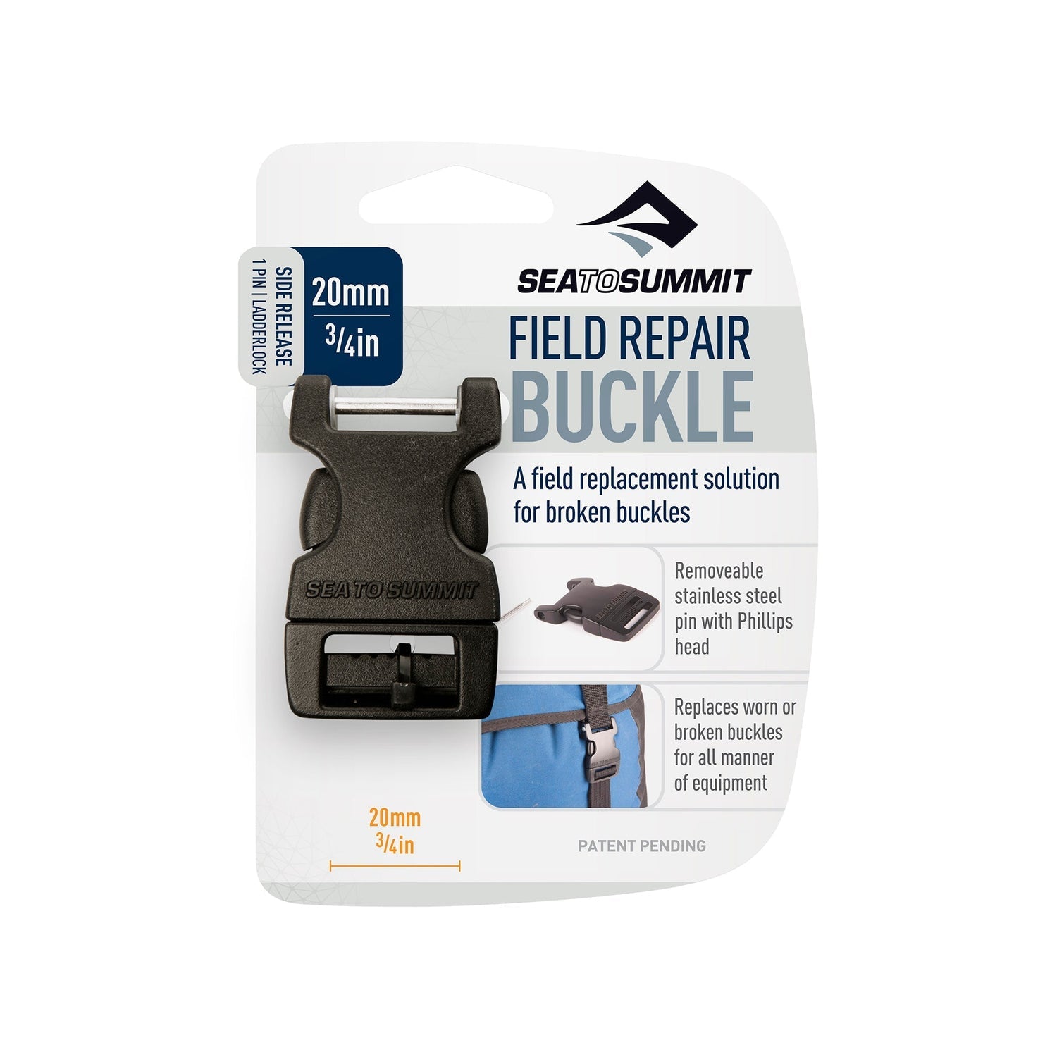 Sprādze Sea to Summit Field Repair Buckle 1 Pin