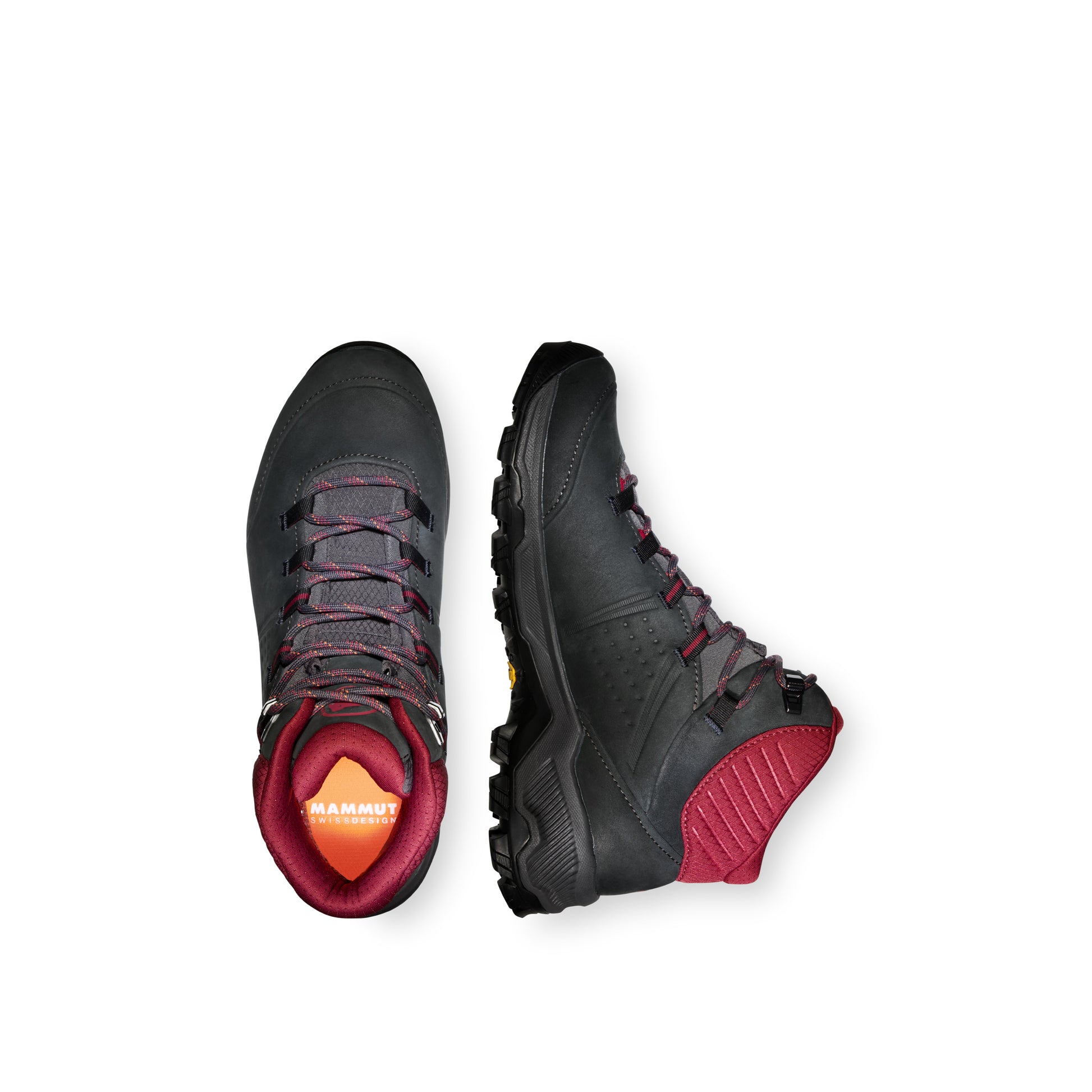 Mammut Nova IV Mid Goretex apavi sieviešu Black-Blood Red