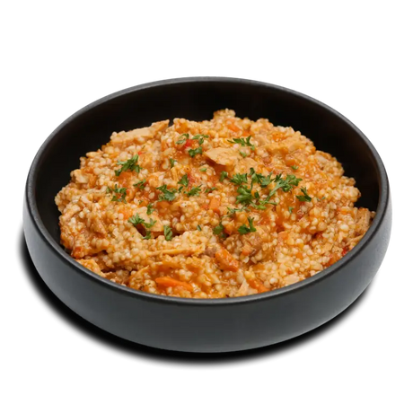 Liofilizēta pārtika Good Mood Meals pērļu grūbas ar vistu