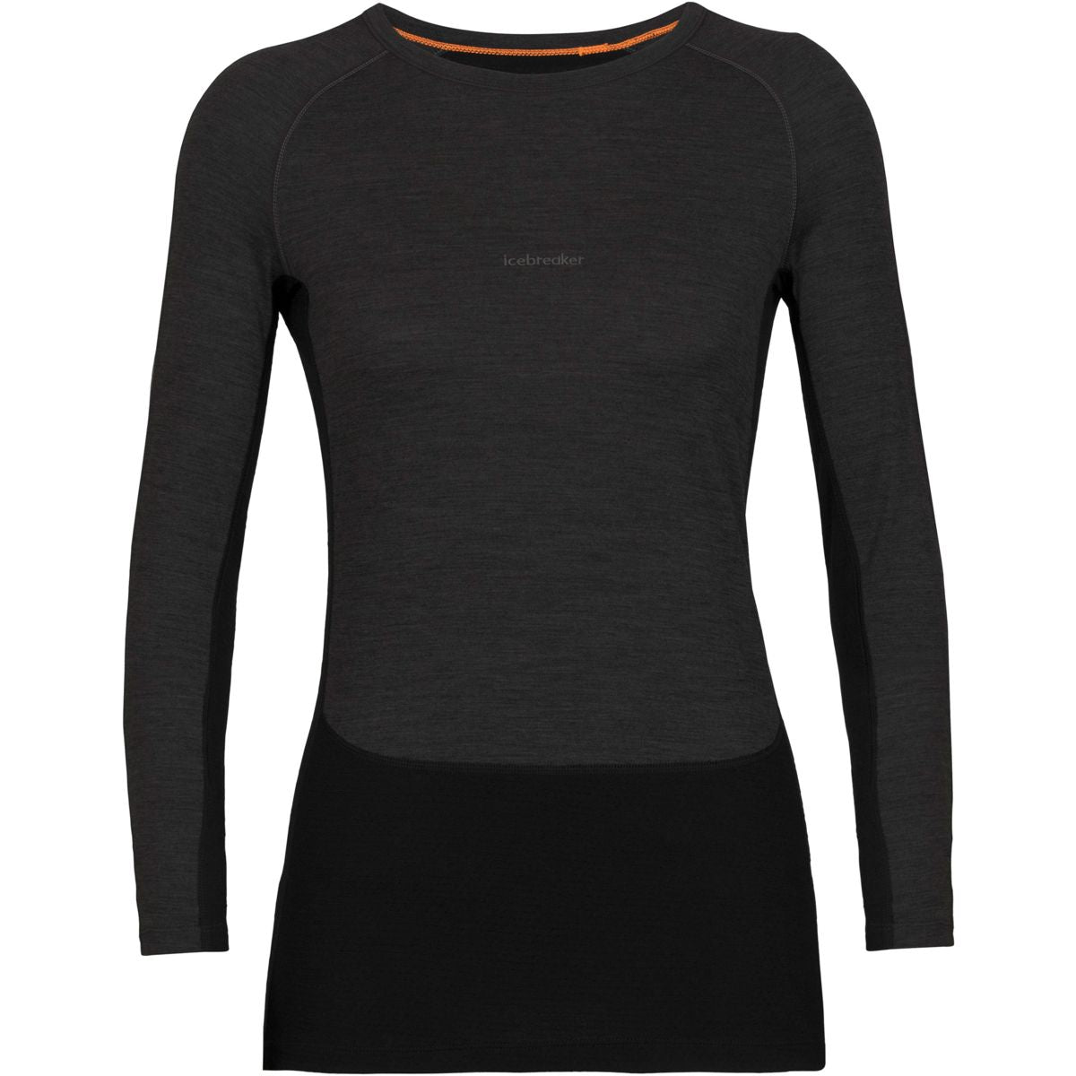 Termoveļa Icebreaker Merino ZoneKnit 200 sieviešu Jet Heather Black