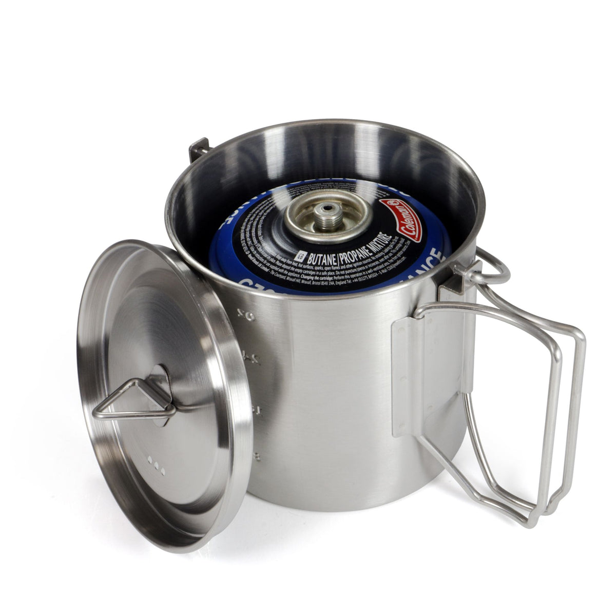 Origin Outdoors Stainless Steel Camping Pot 2in1 1,0 L