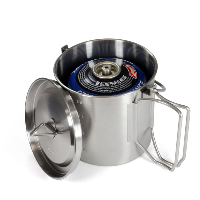 Origin Outdoors Stainless Steel Camping Pot 2in1 1,0 L