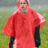 Lietus pončo Basic nature Sarkans