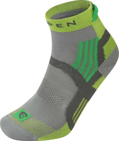 Lorpen zeķes X3TPE Trail running Padded vīriešu Grey - Green