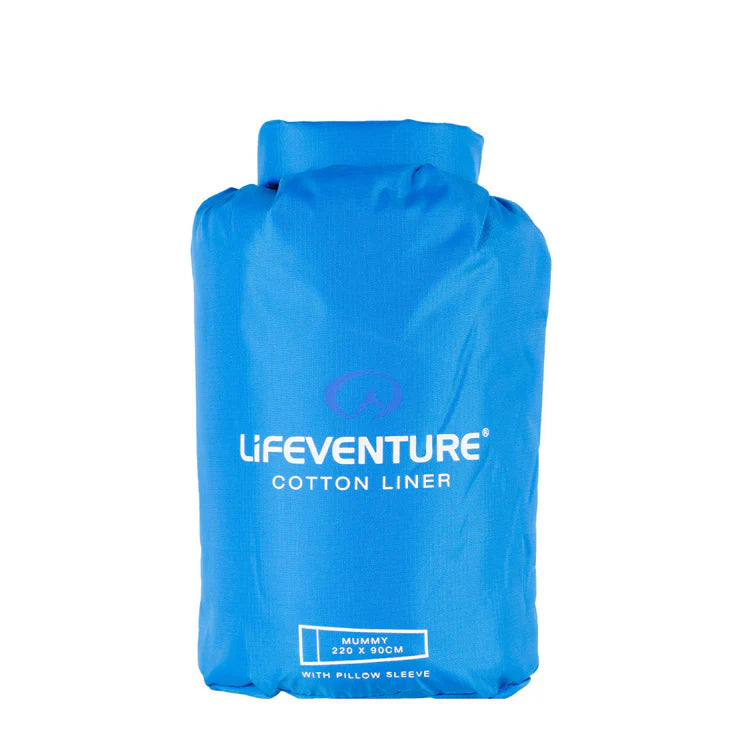 Guļammaisa iekšpalags Lifeventure 100% kokvilna Sleeping Bag Liner