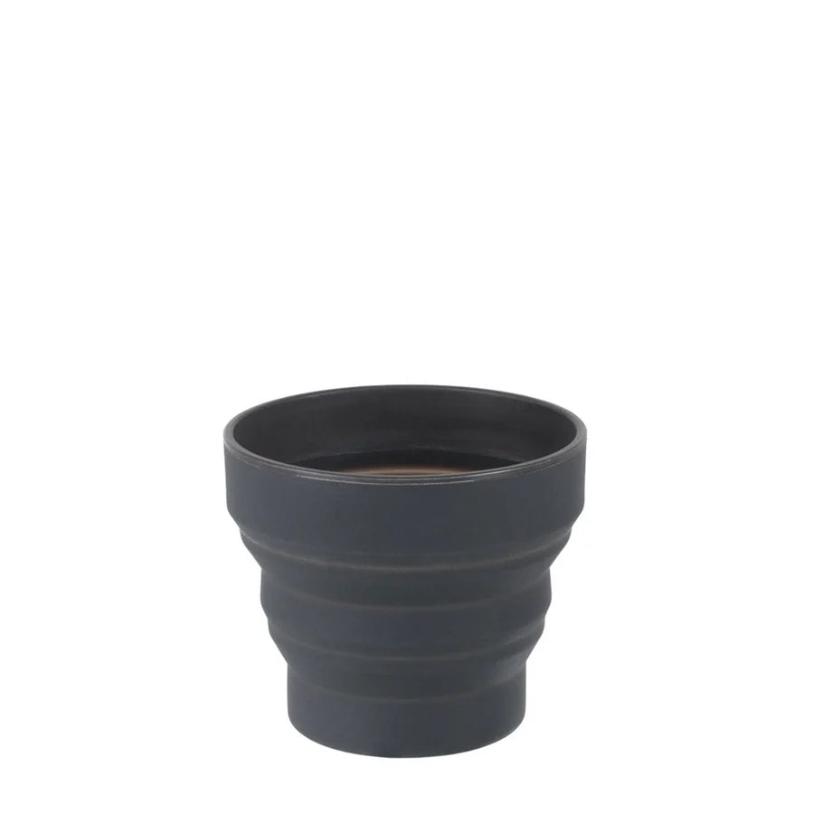 Lifeventure Silicone Ellipse Fleximug saliekama krūze Graphite