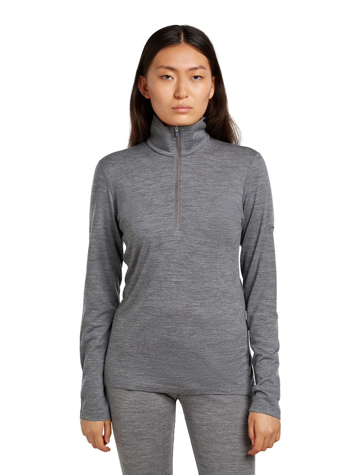 Merino thermal underwear Icebreaker 200 Oasis LS Half Zip Women's