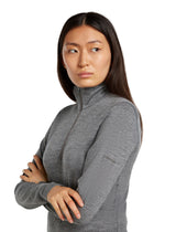 Merino thermal underwear Icebreaker 200 Oasis LS Half Zip Women's