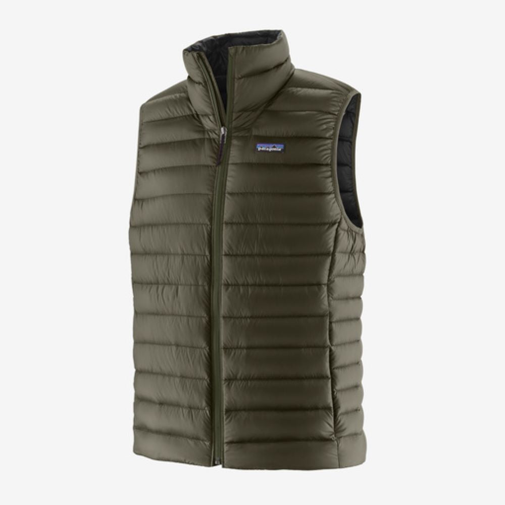 Dūnu veste Patagonia Down Sweater Vest vīriešu Basin Green