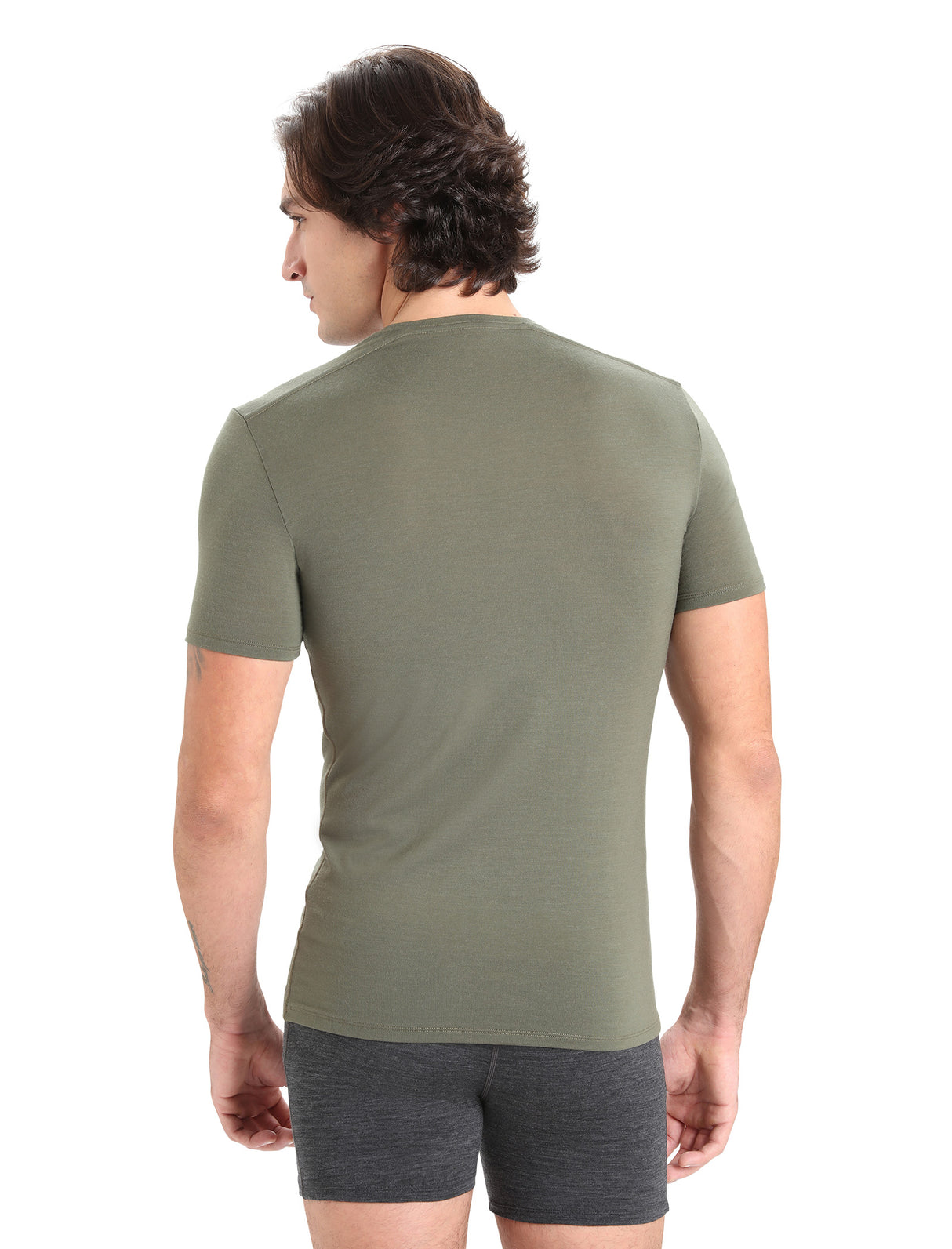 Termoveļas krekls Icebreaker Merino Anatomica SS Crewe vīriešu