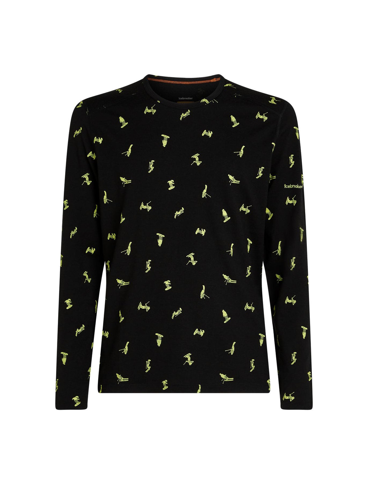 Termoveļas krekls Icebreaker Merino 200 Oasis LS Crewe Snow Day vīriešu