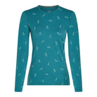 merino termo veļa sieviešu zila