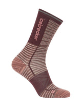 Skriešanas zeķes Icebreaker Merino Run+ Ultralight Crew sieviešu