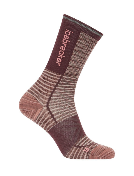 Skriešanas zeķes Icebreaker Merino Run+ Ultralight Crew sieviešu