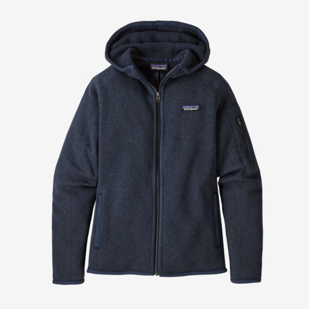 Flīsa jaka Patagonia Better Sweater Hoody sieviešu New Navy