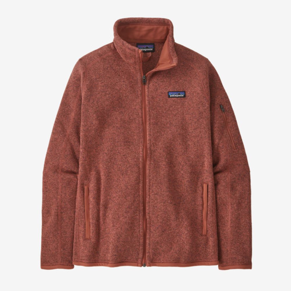 Flīsa jaka Patagonia Better Sweater sieviešu Burl Red