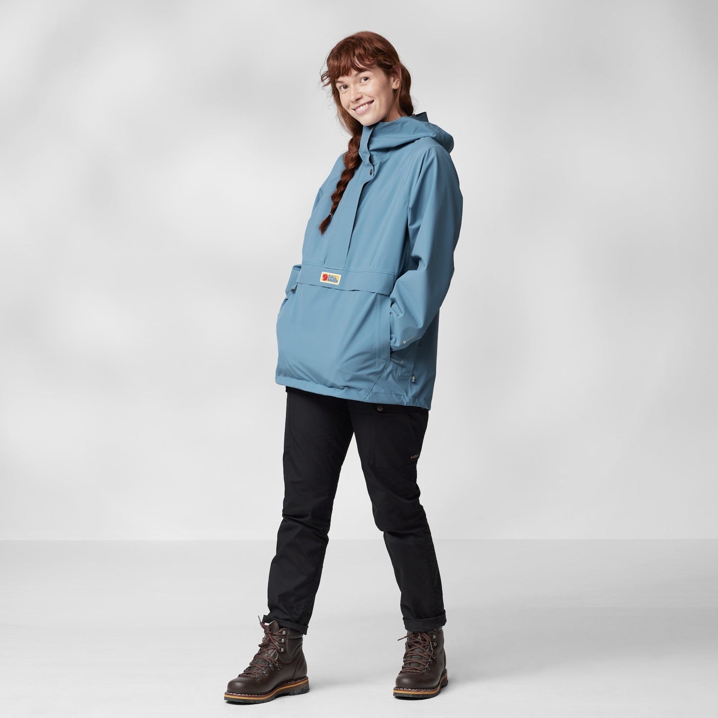 Lietus jaka Fjallraven Vardag Hydratic Anorak sieviešu