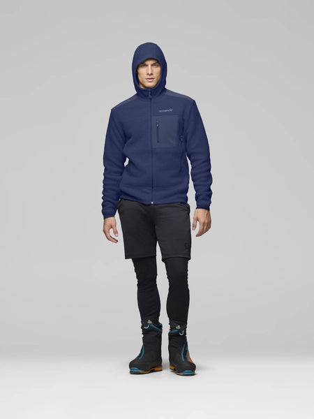 Flīsa jaka Norrona trollveggen warm3 Zip vīriešu