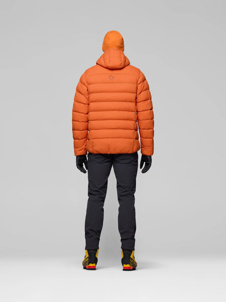 Dūnu jaka Norrona femund down700 Zip Hood vīriešu Indigo Night