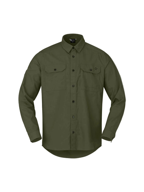 Pārgājienu krekls Norrøna femund vīriešu Olive Night