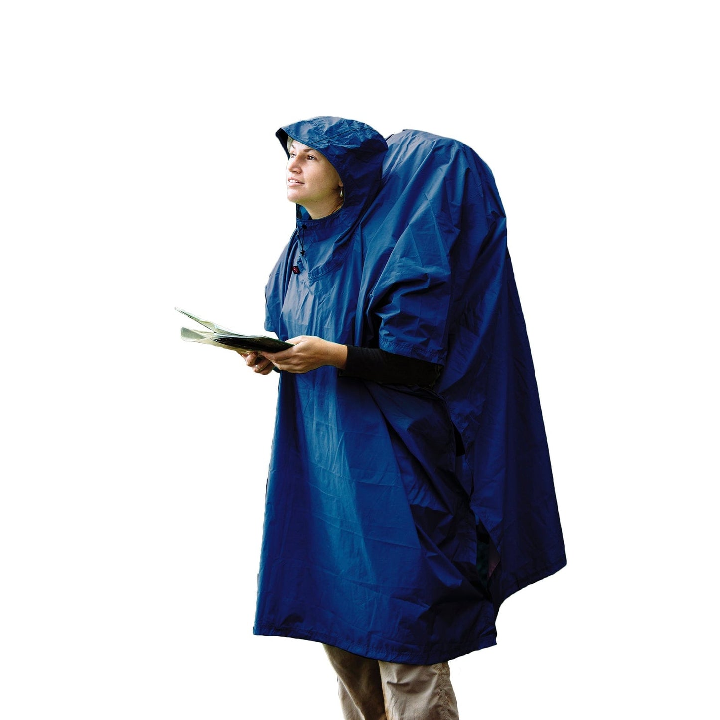 Lietus mētelis - nojume Sea to Summit Nylon Tarp Poncho Blue