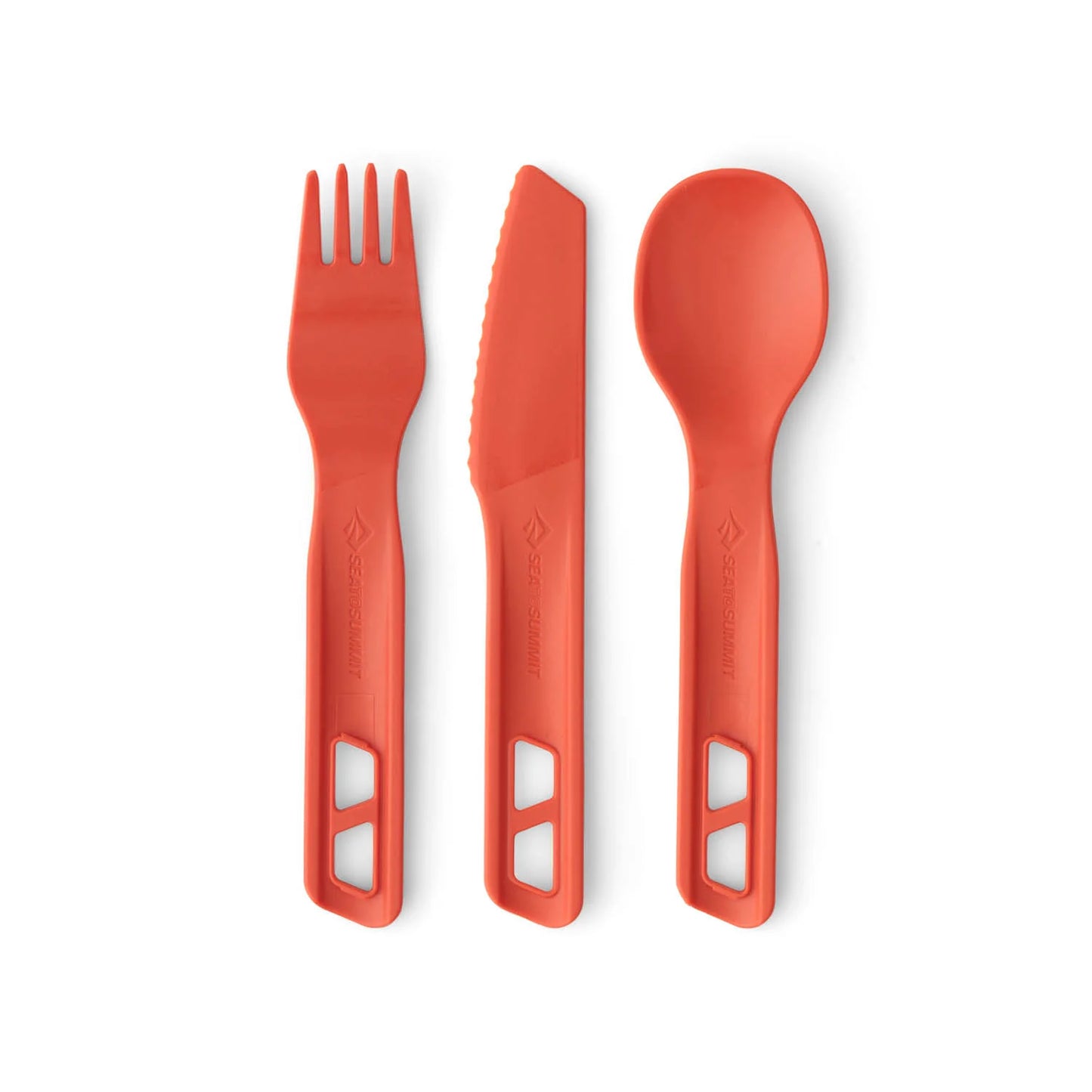 Ēšanas Piederumi Sea To Summit Passage Cutlery Set Orange Set 3