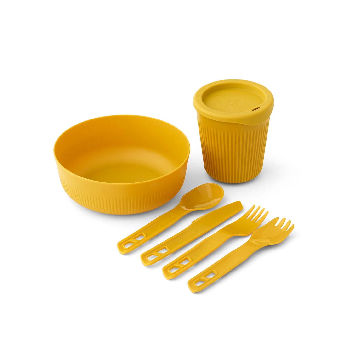 Trauku komplekts Sea To Summit Passage Dinnerware Set 1P Yellow 6 Set