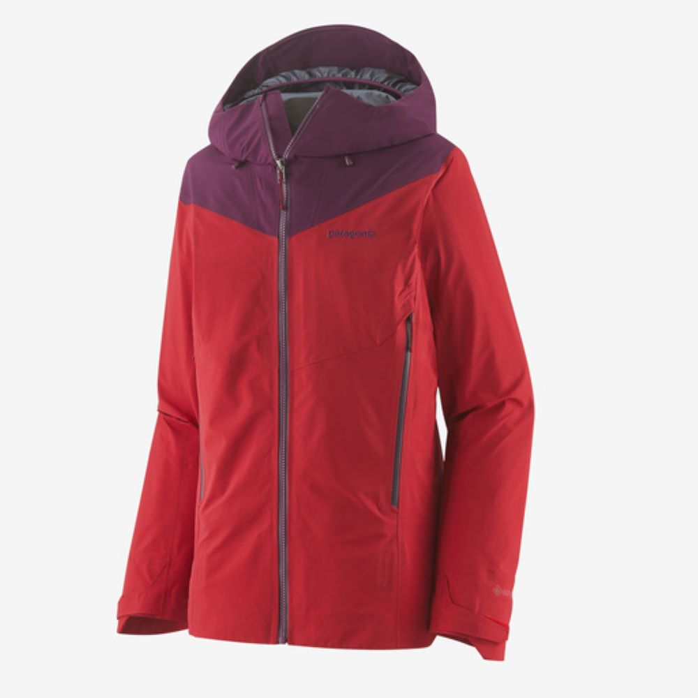 Hardshell jaka Patagonia Super Free Alpine sieviešu Touring Red