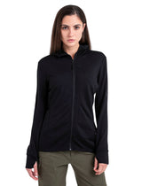 Icebreaker Women's Merino Wool Quantum LS Zip Hoodie