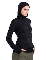 Icebreaker Women's Merino Wool Quantum LS Zip Hoodie