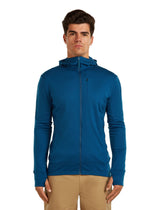 Men's Merino Hoodie Icebreaker Quantum IV LS Zip