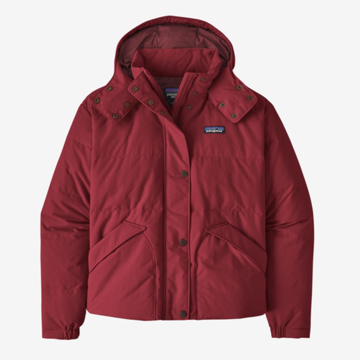 Dūnu jaka Patagonia Downdrift sieviešu Wax Red