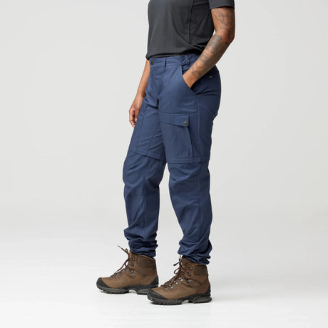 Fjallraven bikses-šorti Abisko Hybrid Trail Zip-off sieviešu