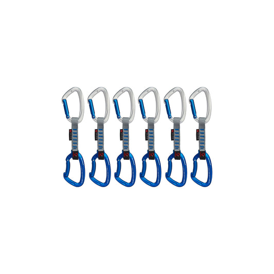 Atsaites Mammut Crag Keylock 10cm 6 gab Silver-ultramarine