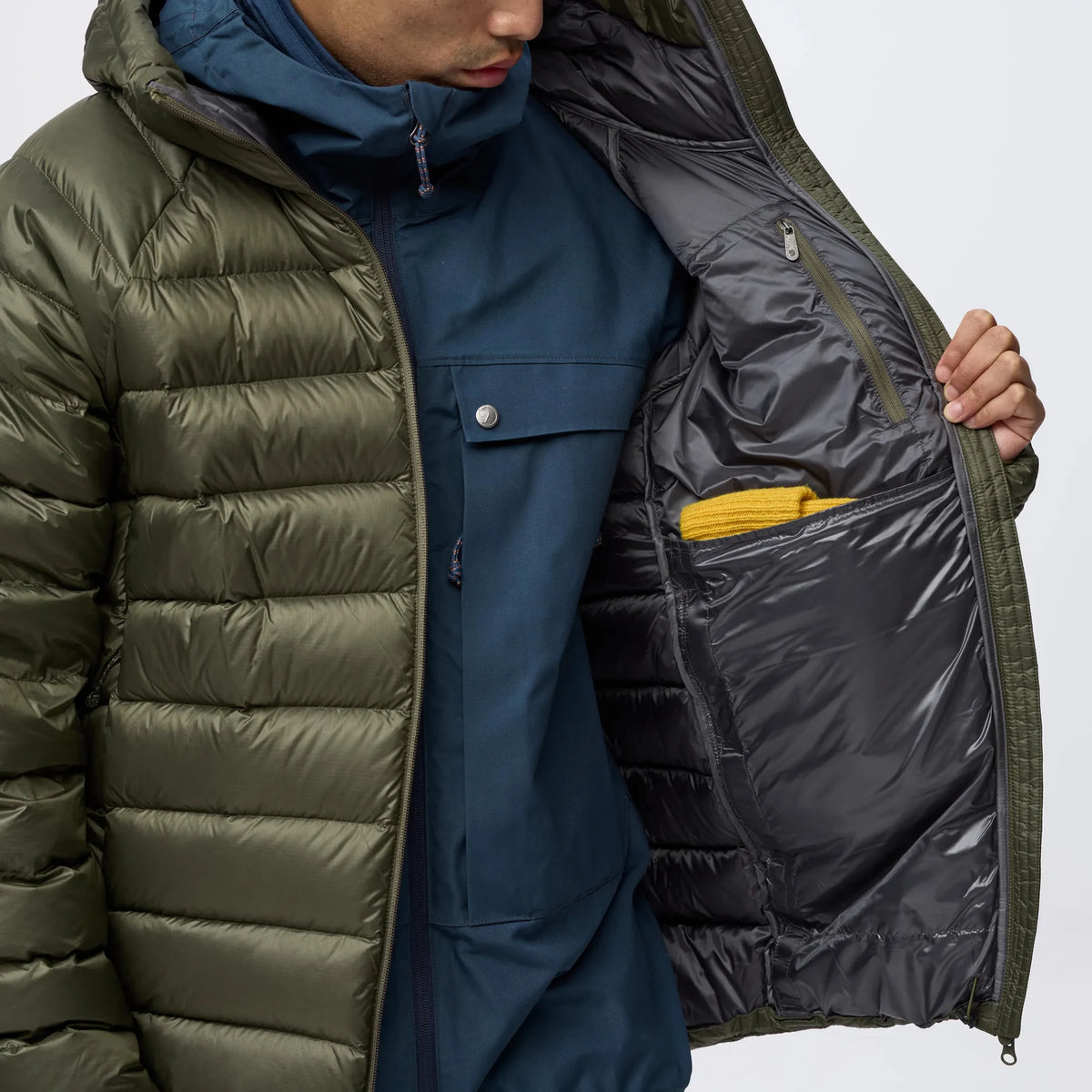 Men's Down Jacket for Mountains Fjällräven Bergtagen