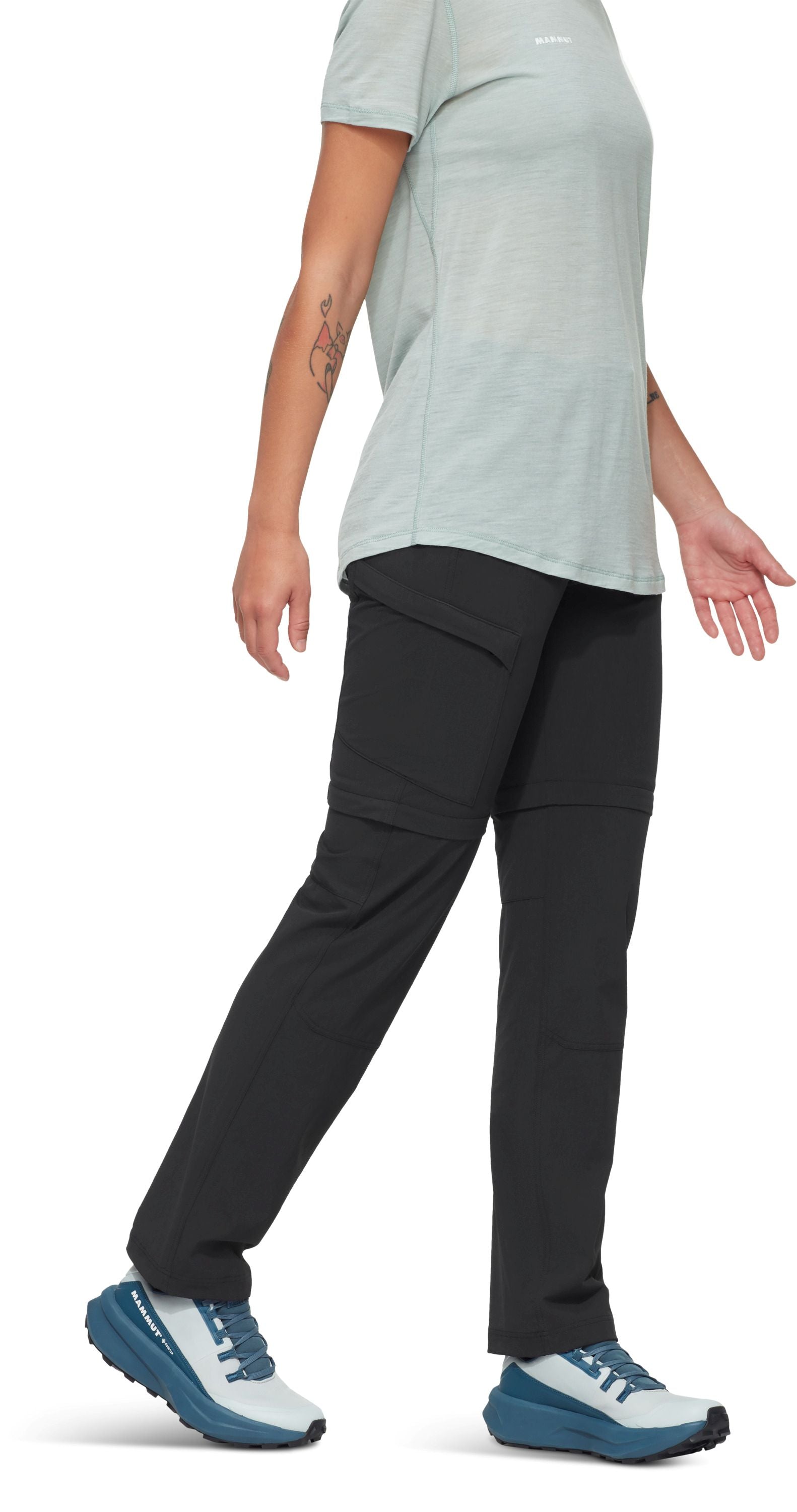 Pārgājienu bikses-šorti Mammut Runbold IV Zip Off sieviešu