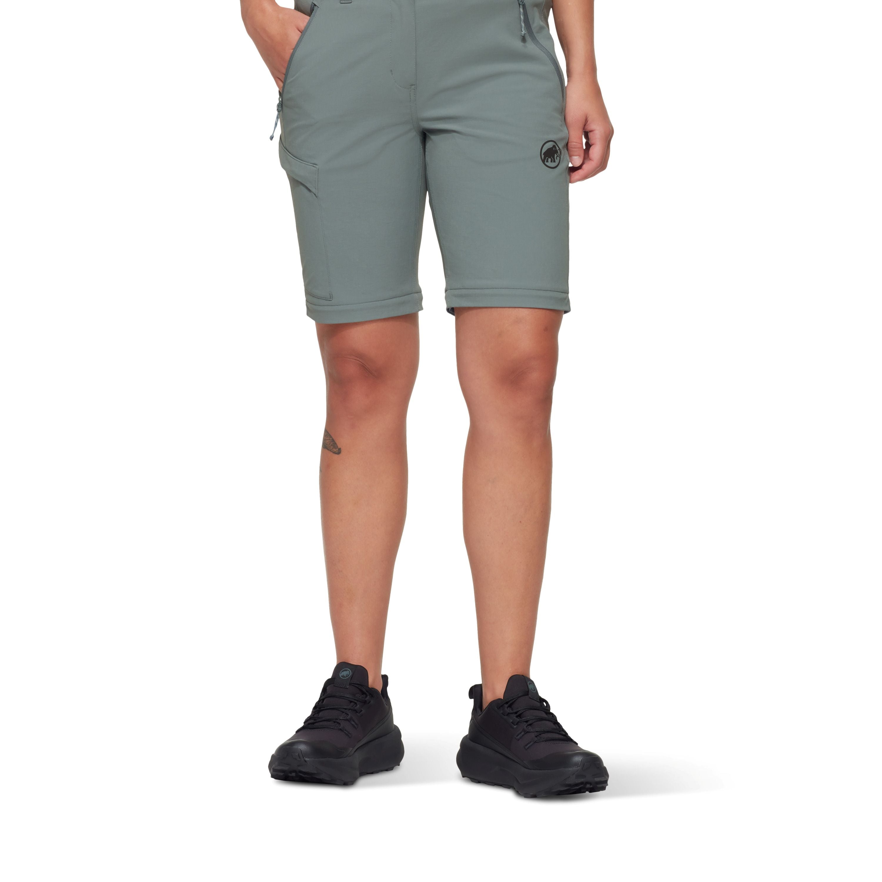 Pārgājienu bikses-šorti Mammut Runbold IV Zip Off sieviešu